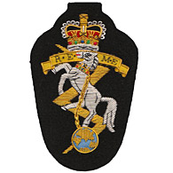 Royal Electrical Mechanical Engineers wire blazer badge